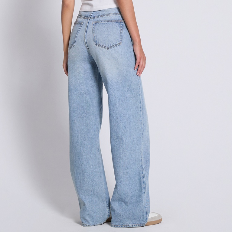 High waist wide jeans "Boulevard" Light used